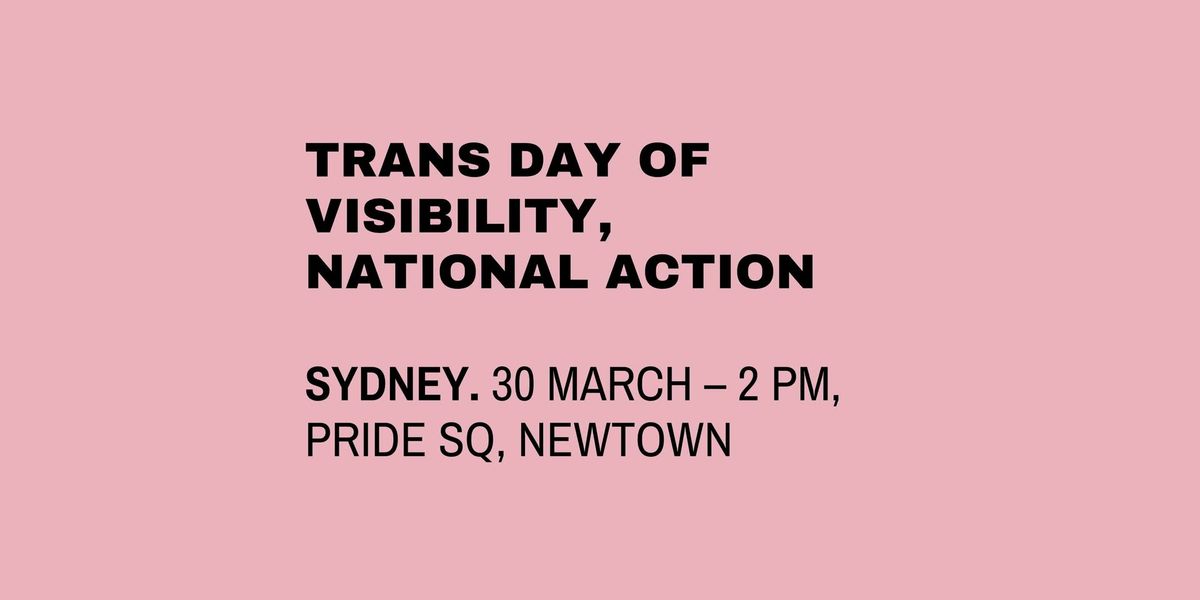 Trans Day of Visibility Rally 2025