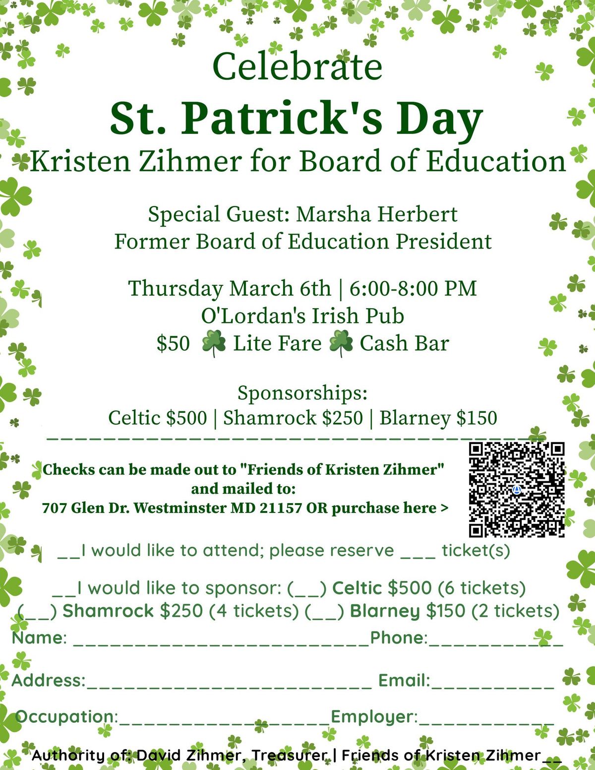 St. Patrick's Day Celebration 