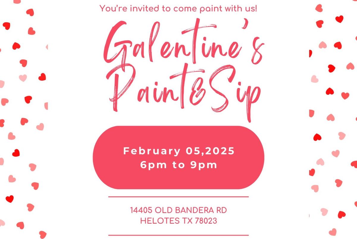 Galentine's Paint & Sip Feb. 5th