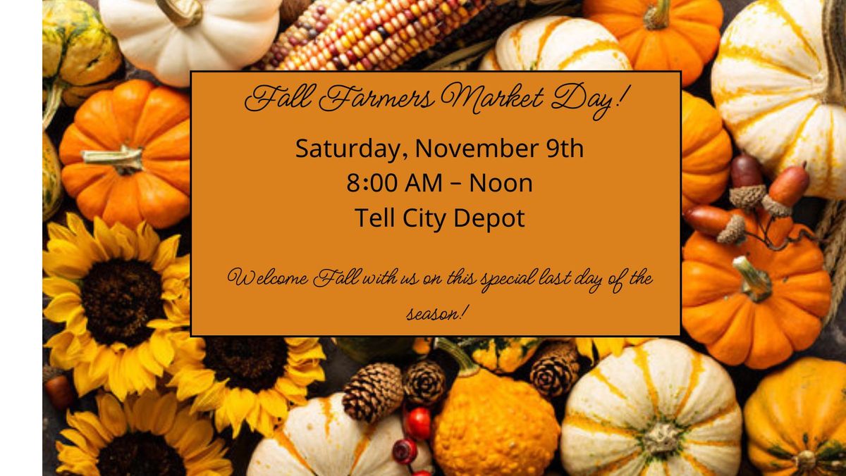 Fall Farmers Market Day