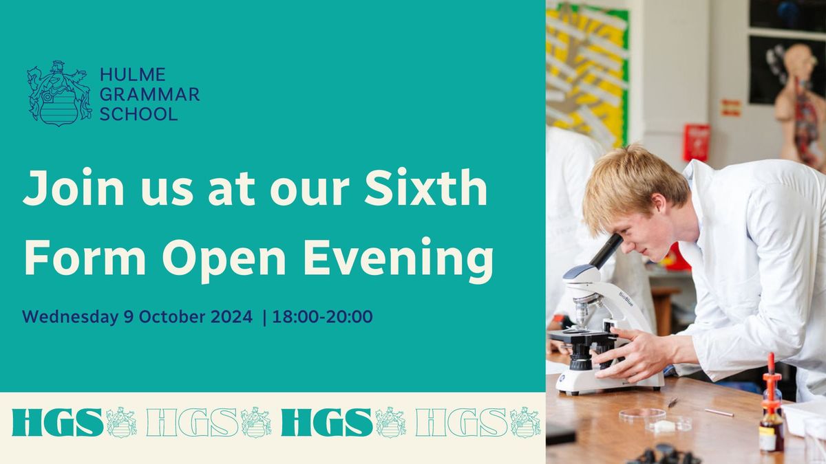 Hulme Grammar School Sixth Form Open Evening 