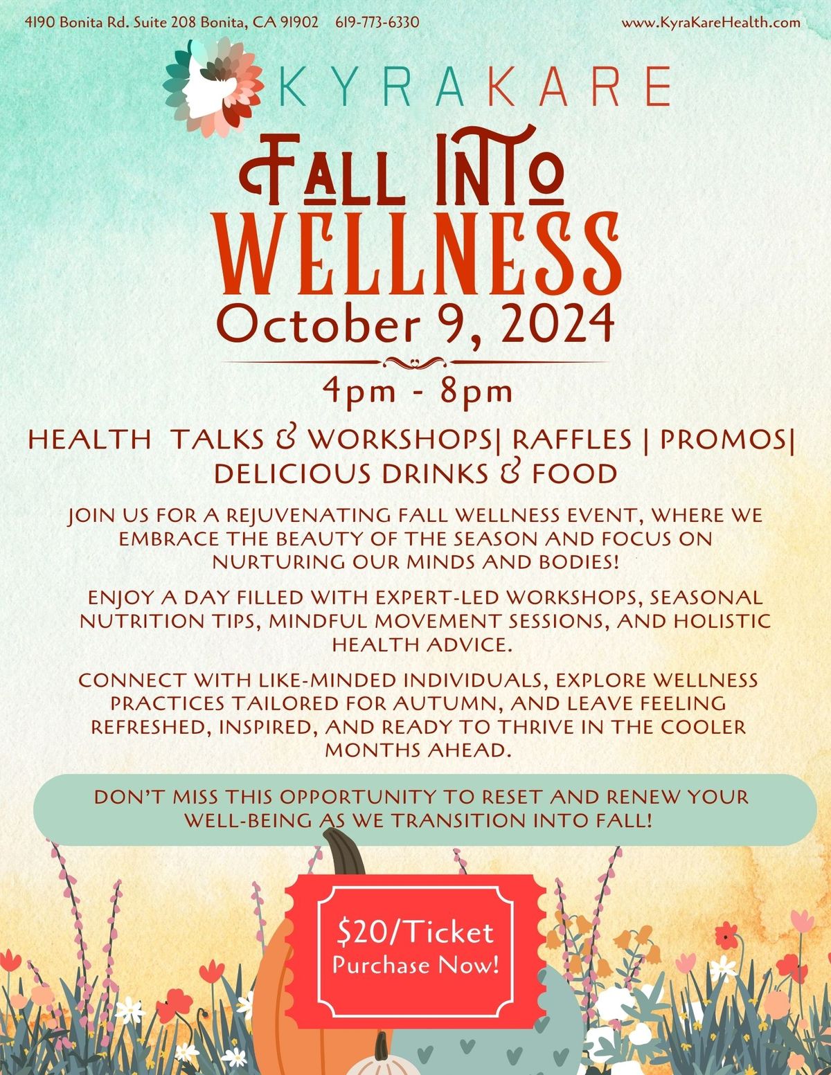 Fall Into Wellness Event