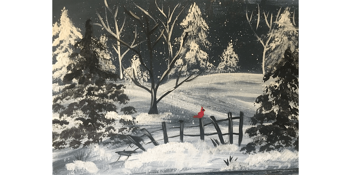 A Meadow in Winter - Paint and Sip in Fishkill | Classpop!\u2122