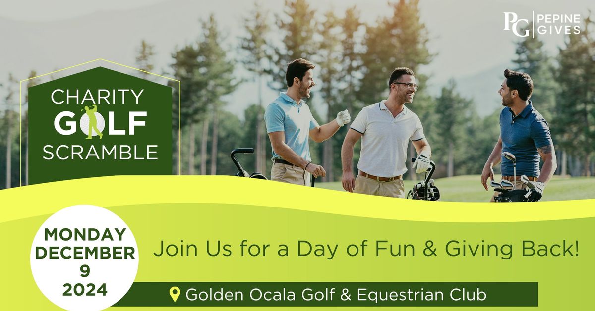 Pepine Gives Golf Tournament at Golden Ocala Golf and Equestrian Club