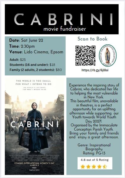 Cabrini: A Movie Fundraising Event