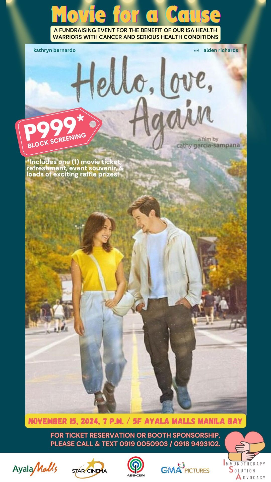 Movie for a Cause: Hello, Love, Again Block Screening