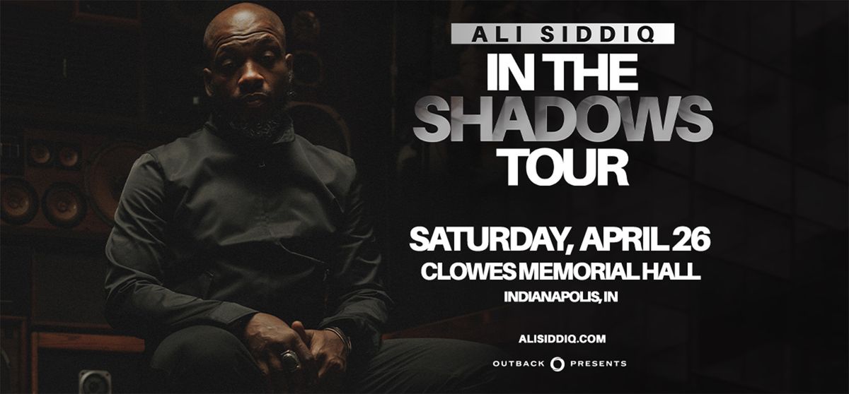 Ali Siddiq at Clowes Memorial Hall