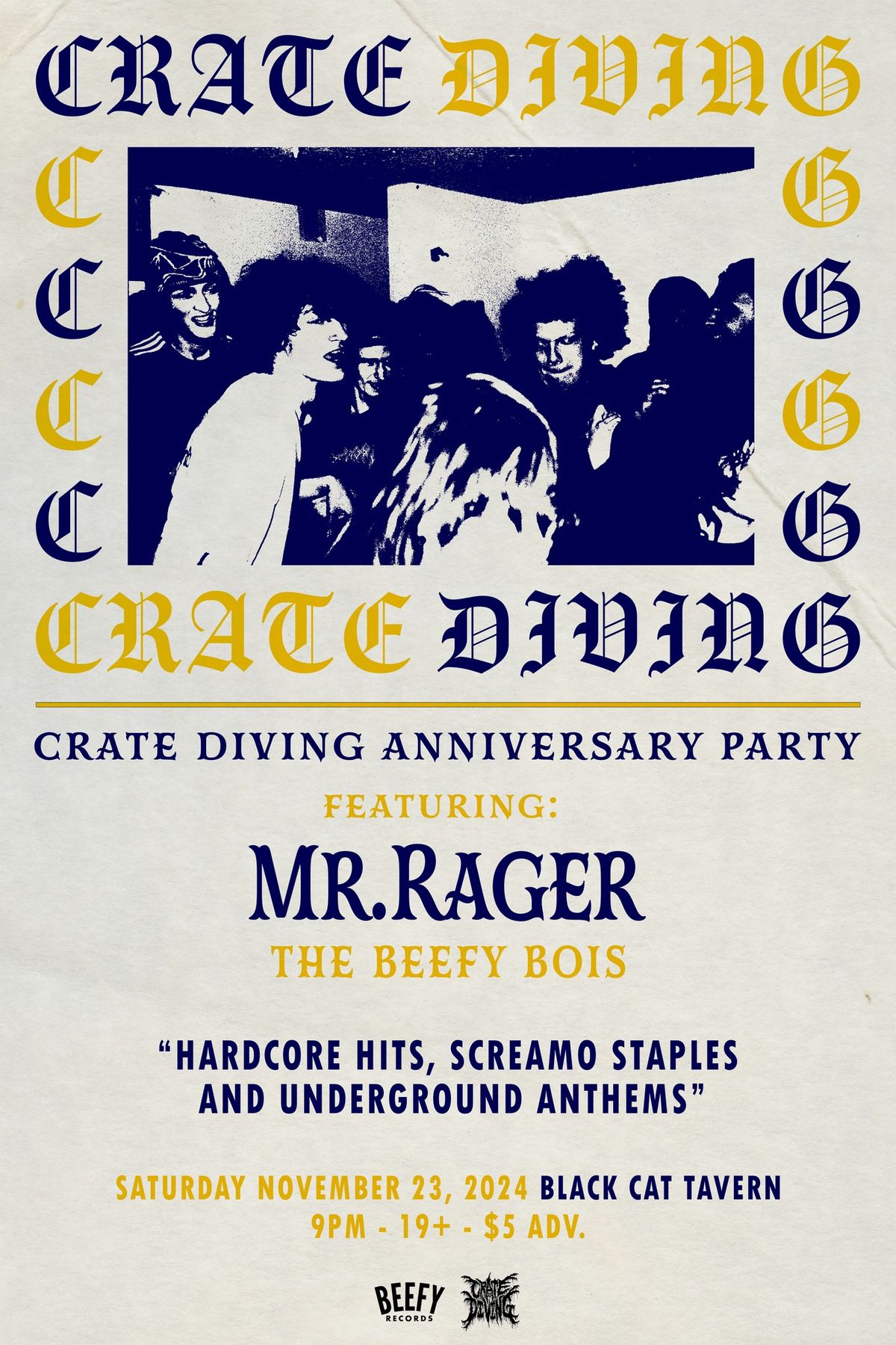 Crate Diving Anniversary Party - Off the Record