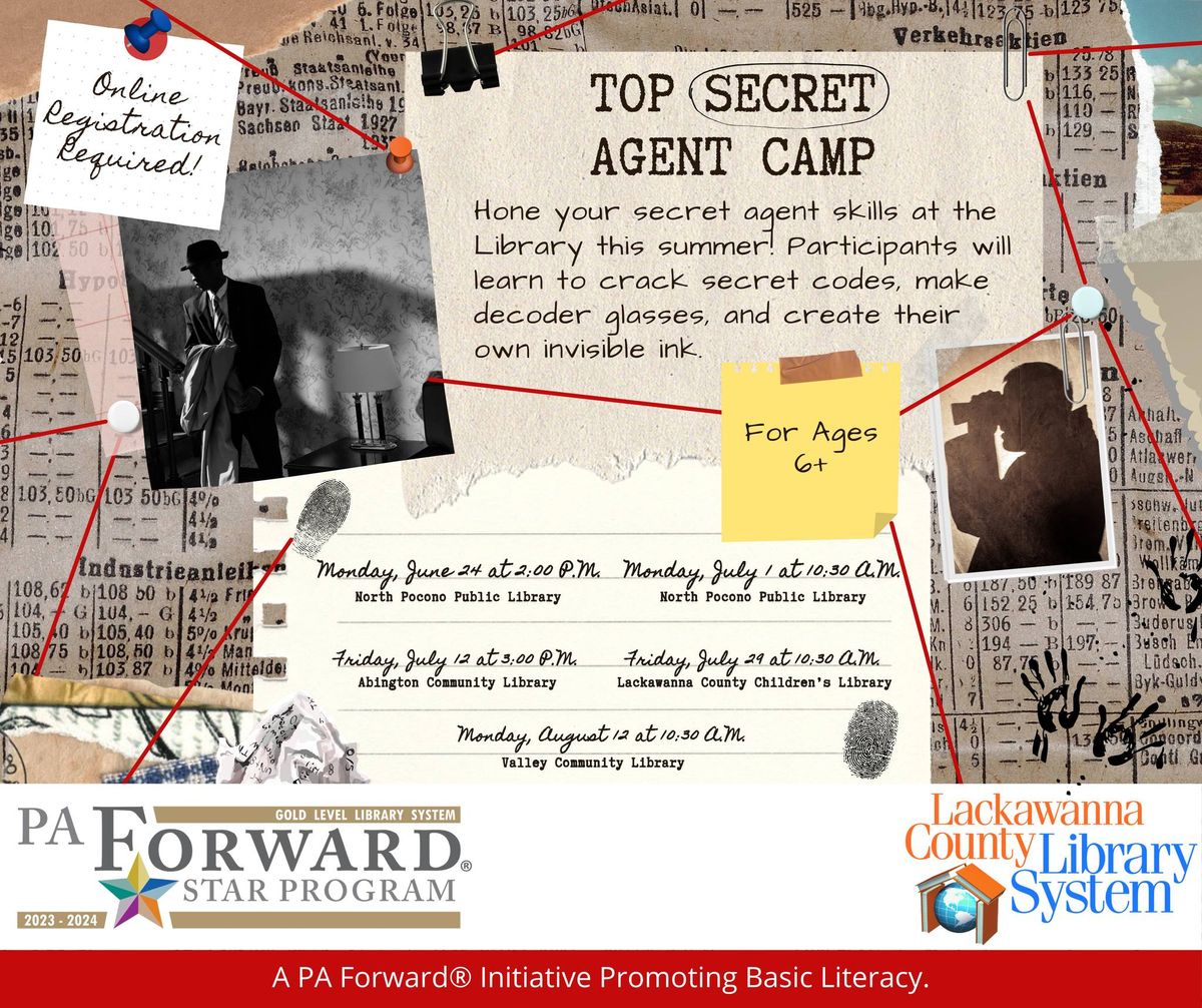 Top Secret Agent Camp