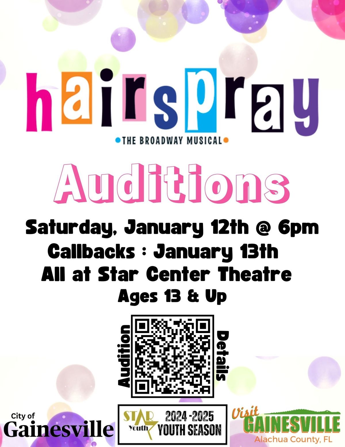 Hairspray AUDITIONS