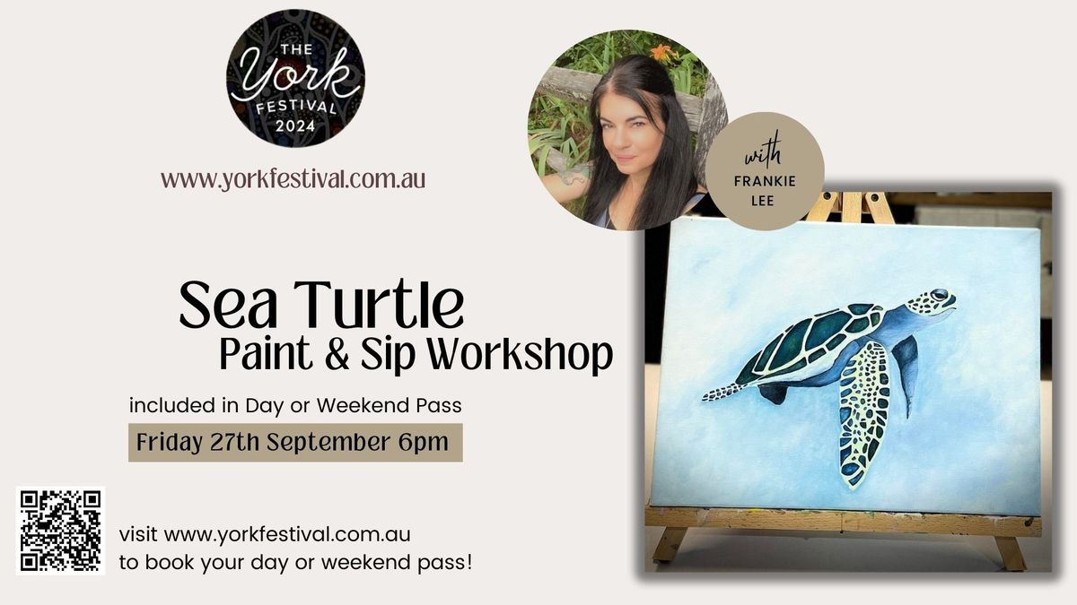 Sea Turtle Paint & Sip Workshop