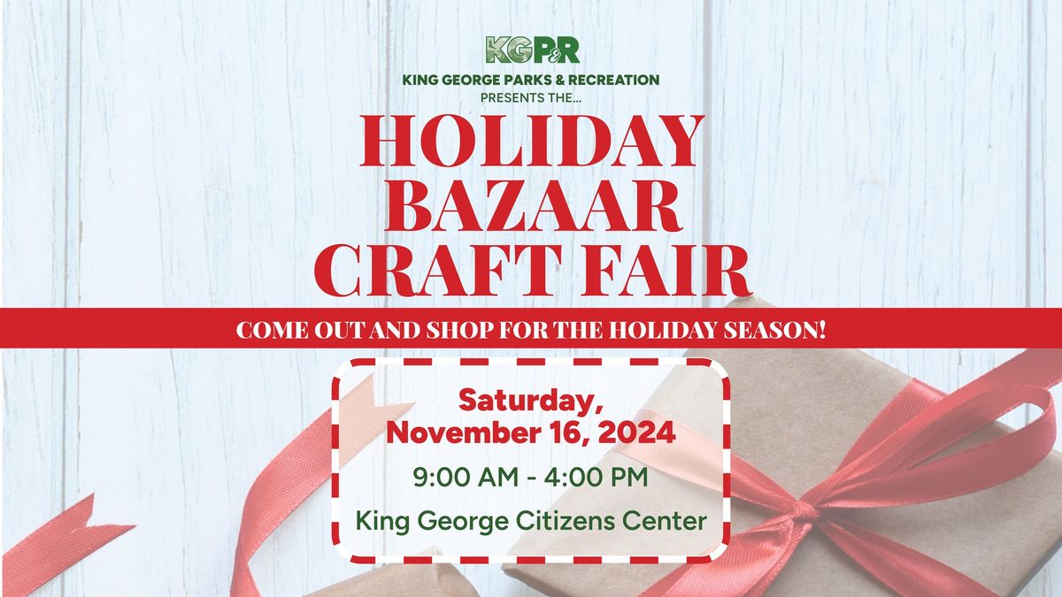 Holiday Bazaar Craft Fair