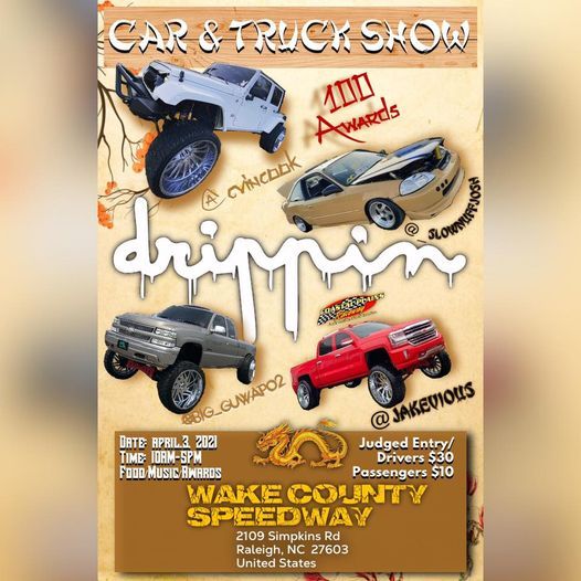 Drippin Car & Truck Show, 2109 Simpkins Rd, Raleigh, NC 276034519