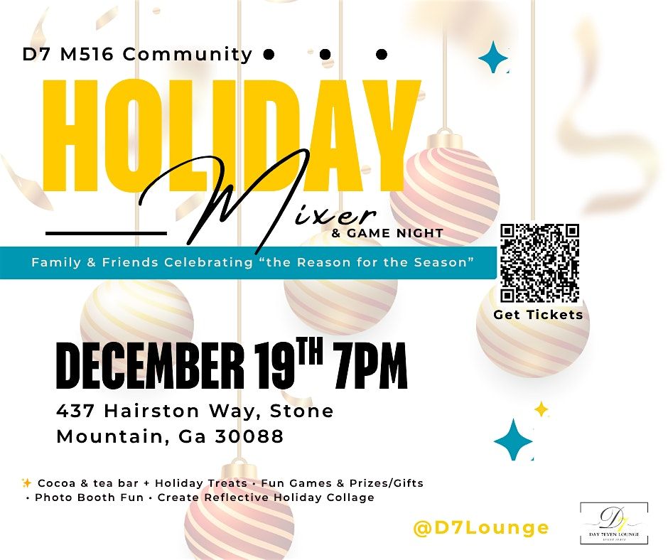 M516 Holiday Mixer & Game Night