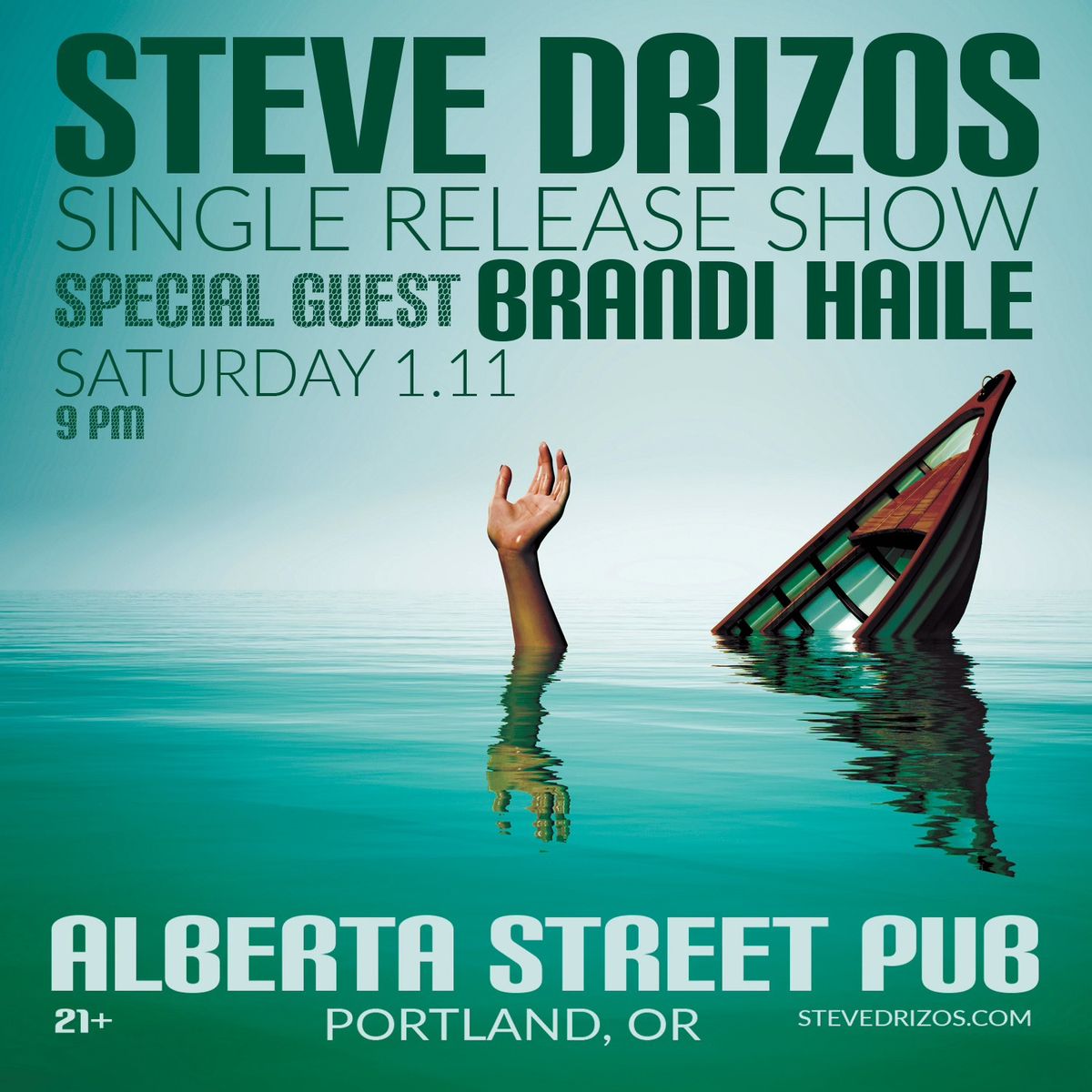 Steve Drizos w\/special guest Brandi Haile at Alberta Street Pub 