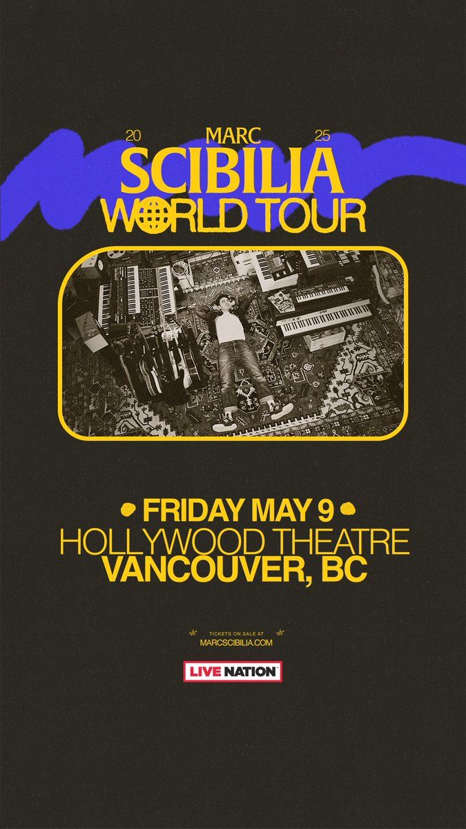 Marc Scibilia at Hollywood Theatre - Vancouver