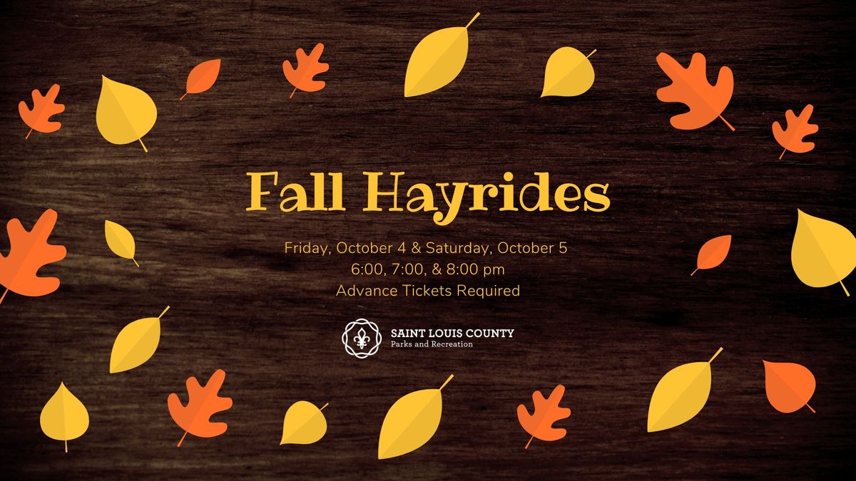 Fall Hayrides- SOLD OUT