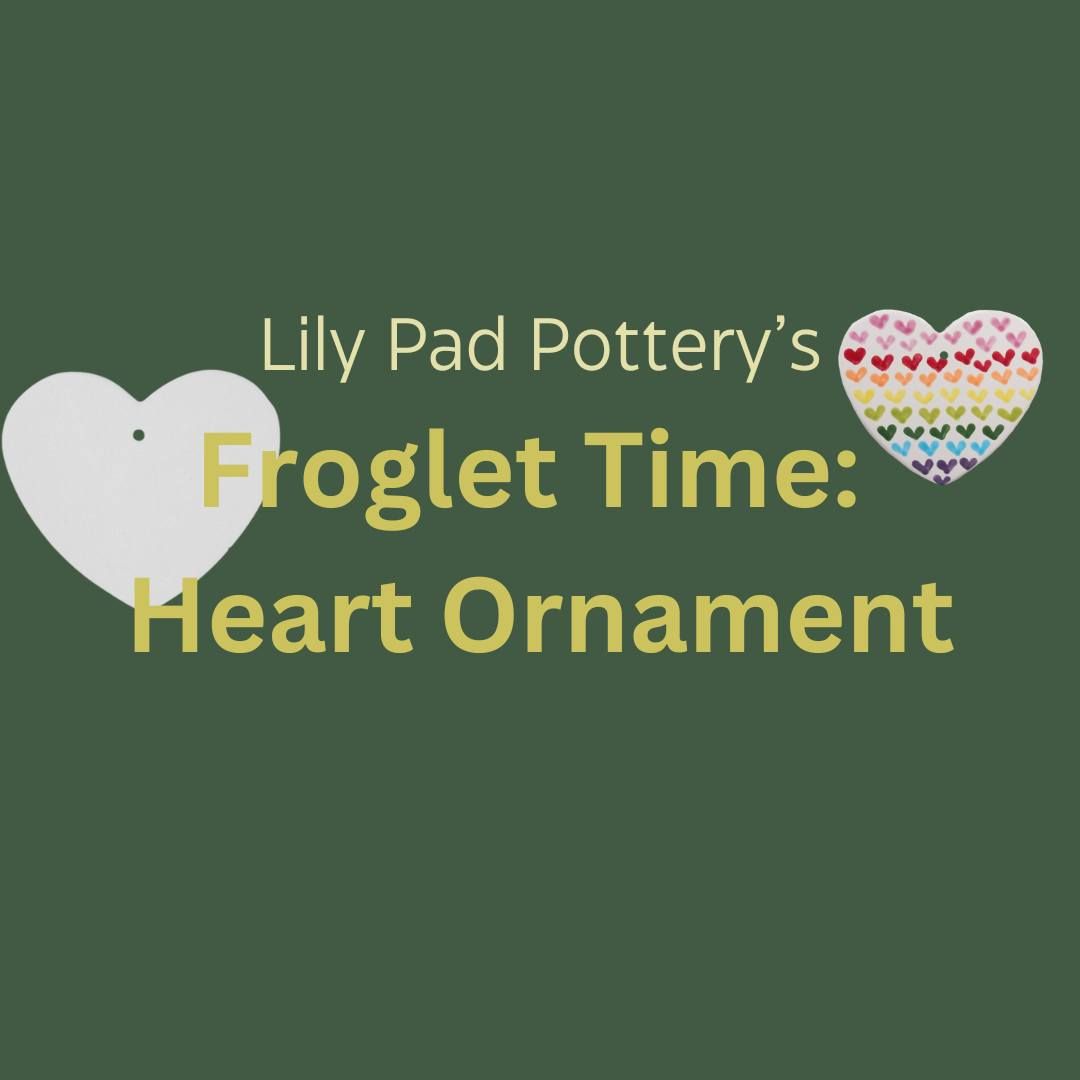 Froglet Time: Heart Ornament