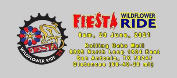 2021 FIESTA WILDFLOWER RIDE IN SAN ANTONIO