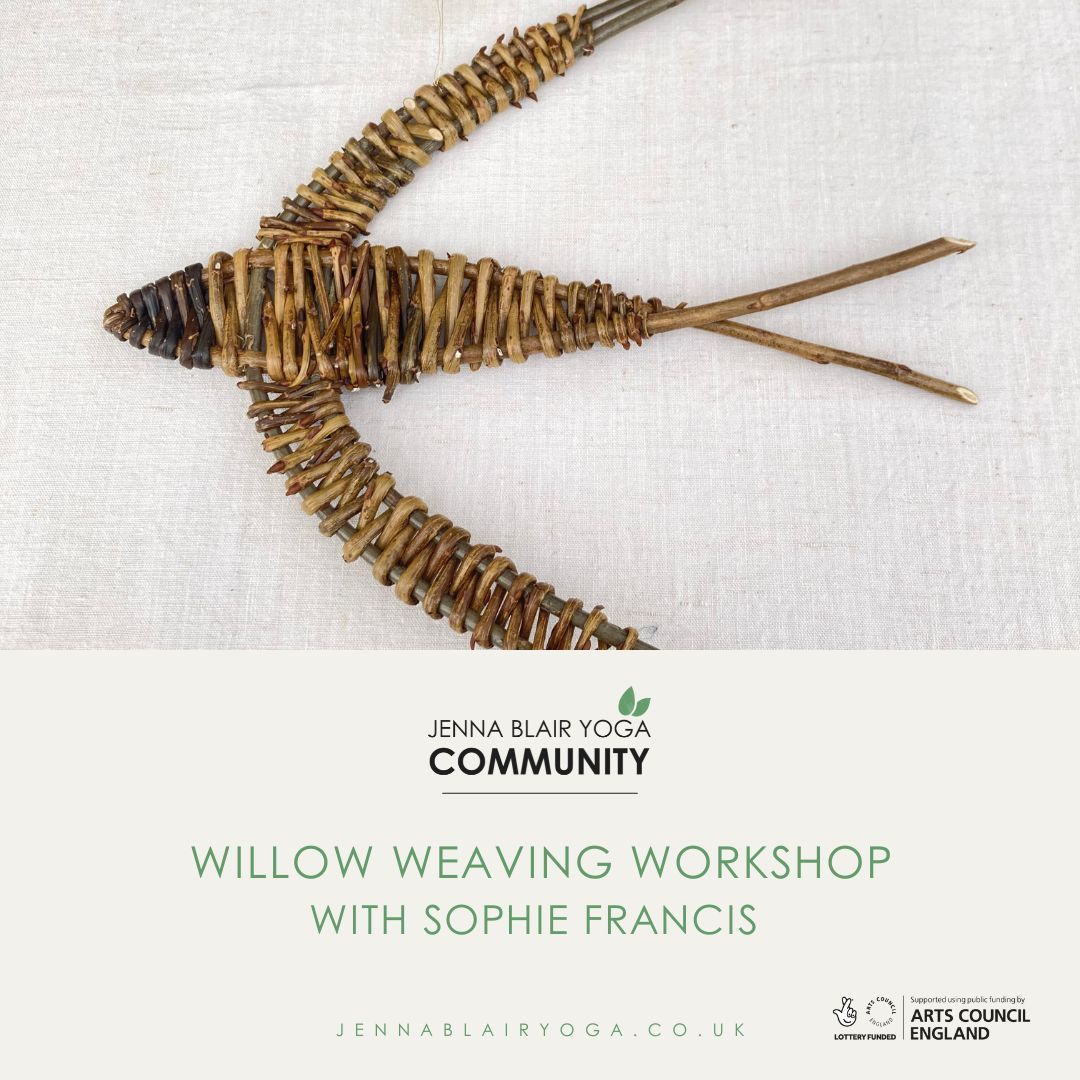 FREE October Half Term workshop for families ~ Make a willow woven swallow with Sophie Francis 