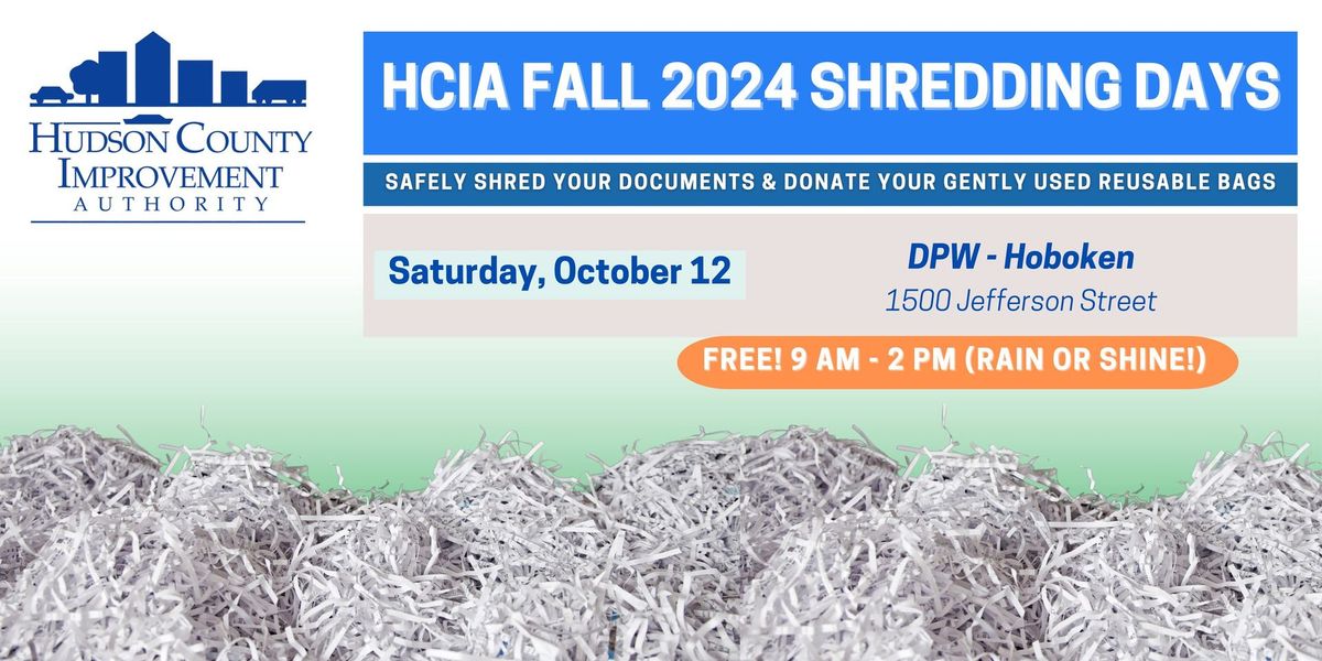 HCIA Fall Shredding Day- Hoboken