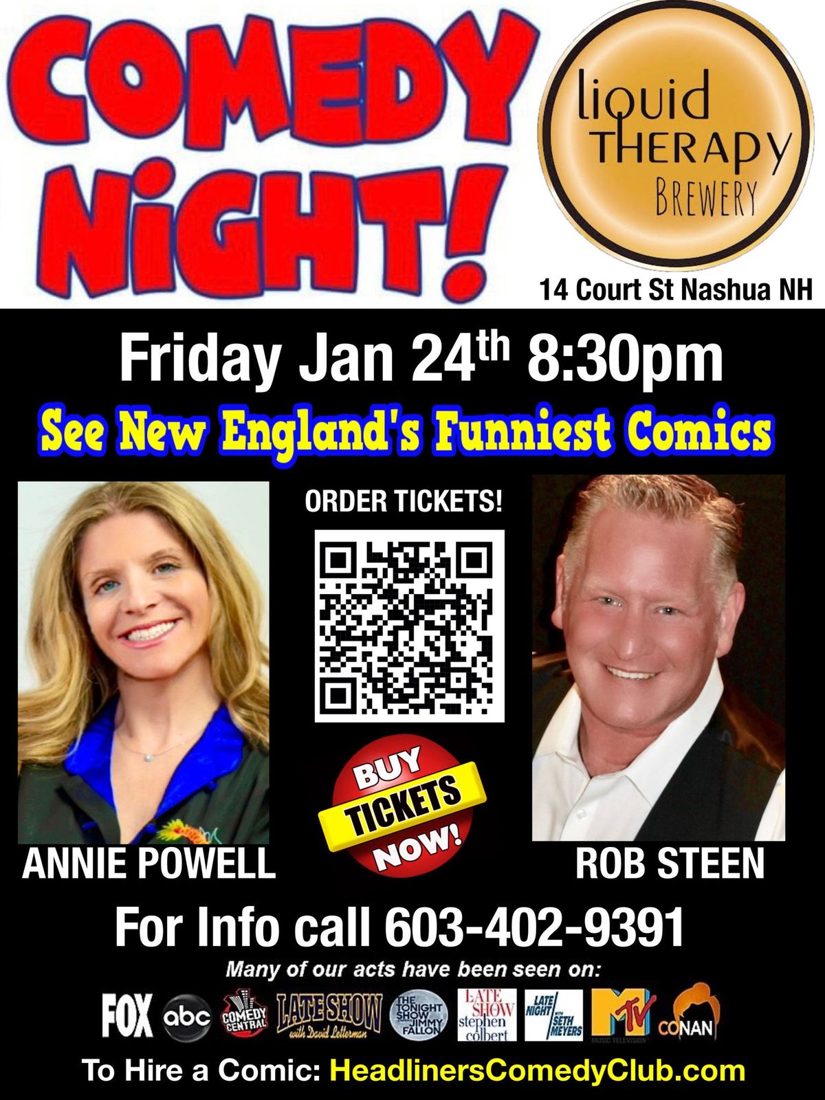 Comedy Night at Liquid Therapy!