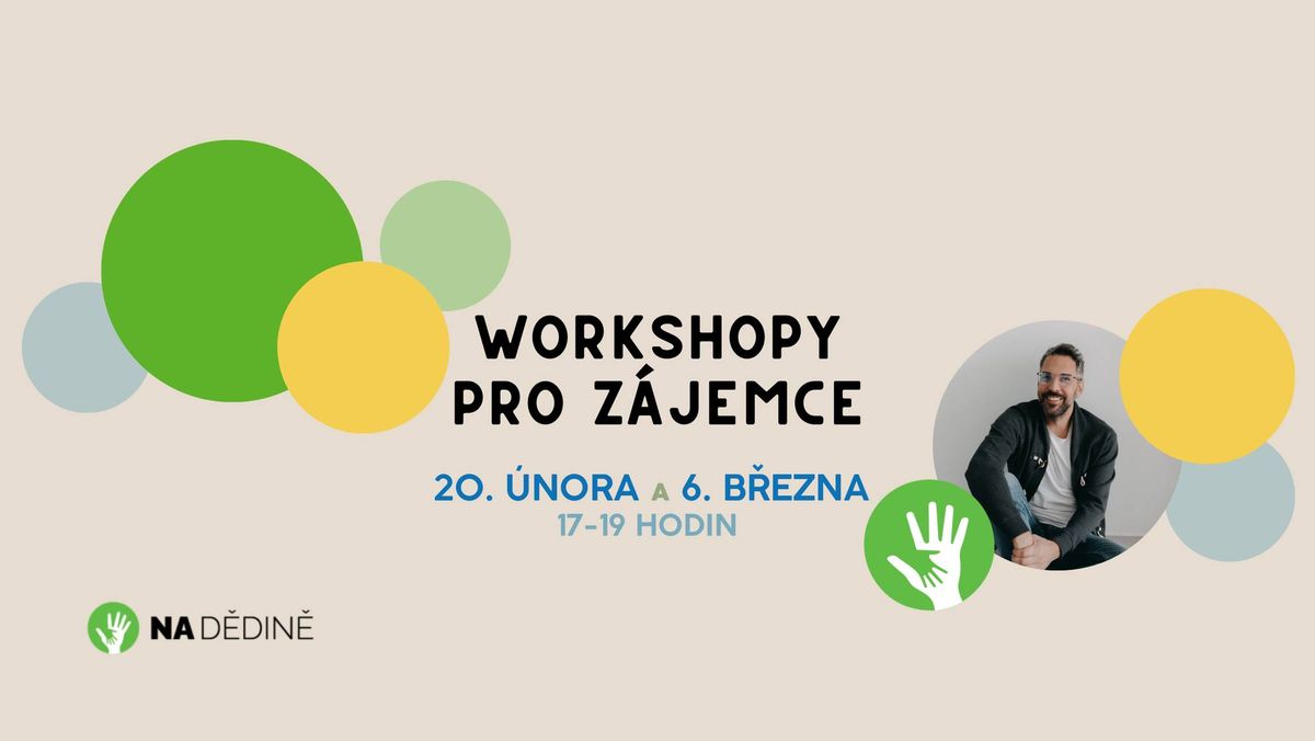 Workshop pro z\u00e1jemce 6. 3. 2025