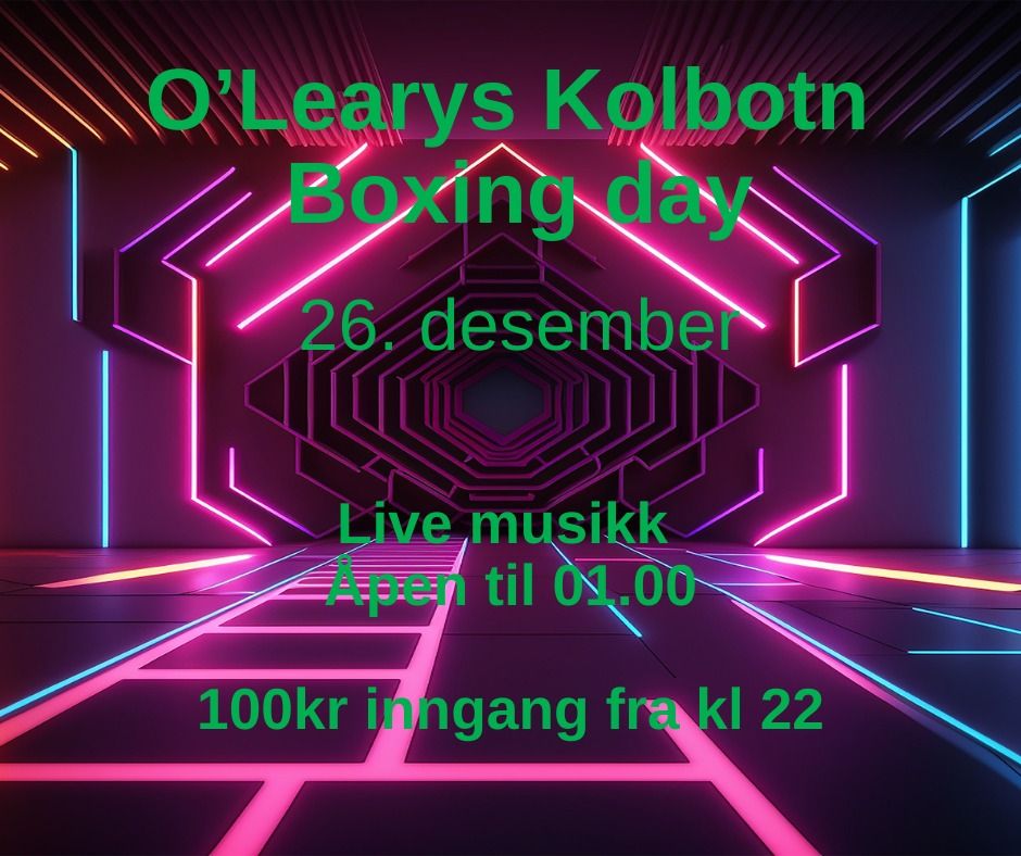 Boxing day -Live Musikk 