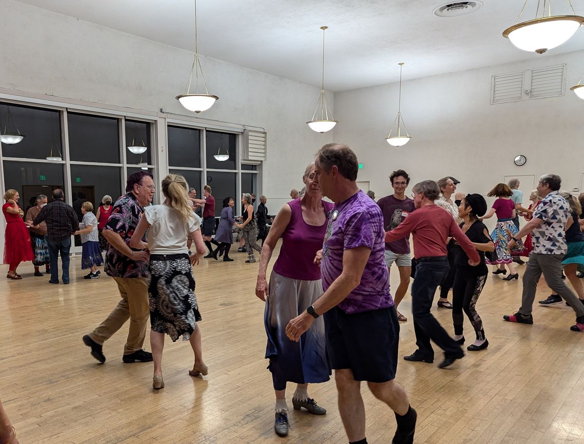 Contra dance: Dane Wallinga calling to the music of Wesley Somers and Daniel Steinberg