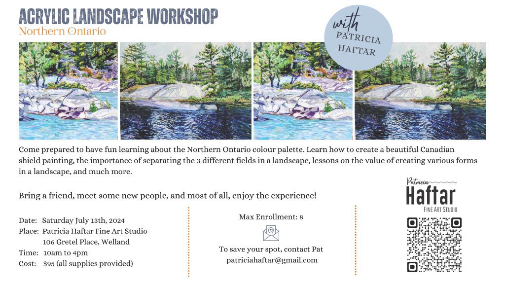 Acrylic Landscape Workshop - Northern Ontario