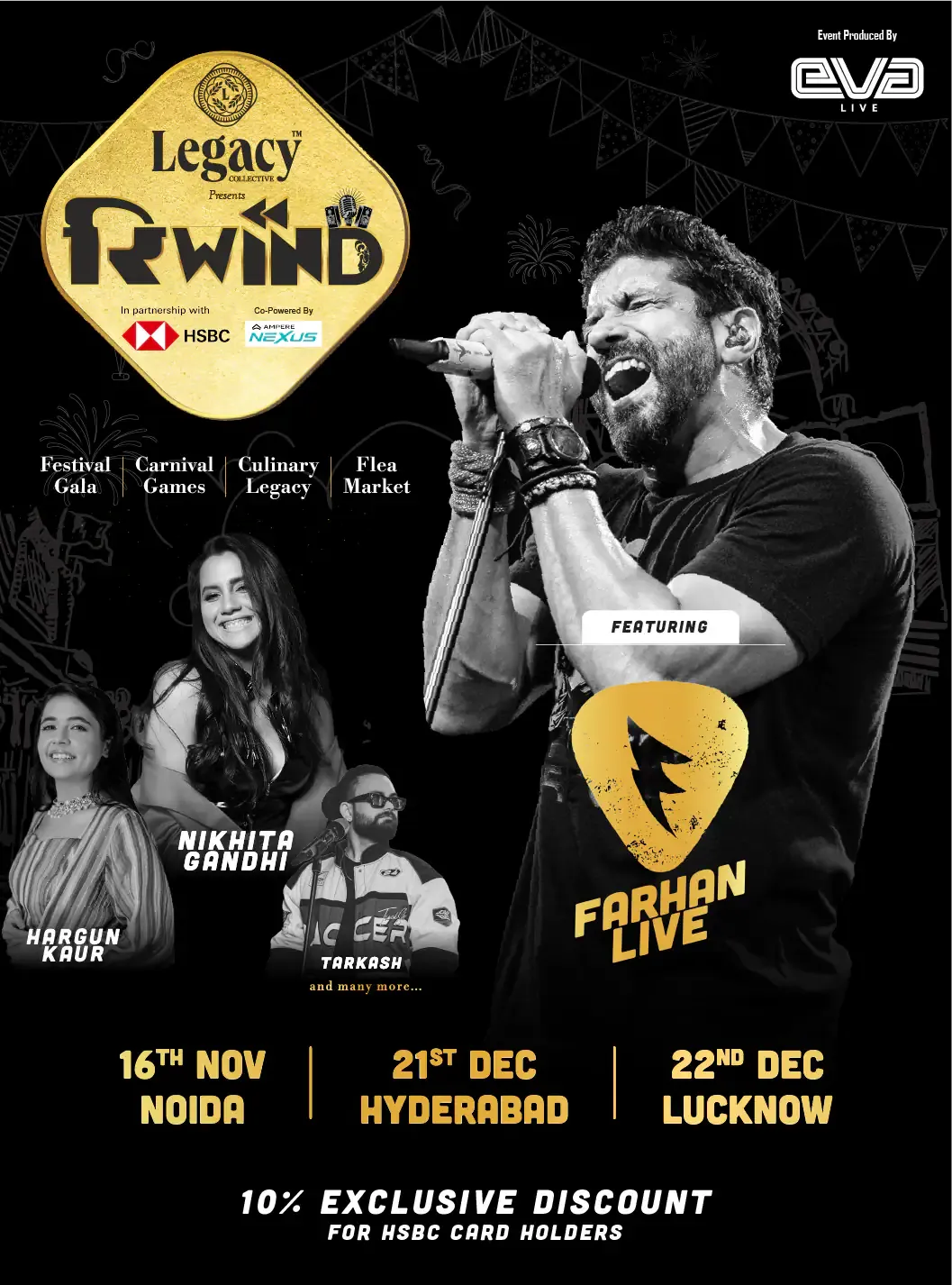 Legacy Rewind ft. Farhan Akhtar Live Trending, Music and Experiences event Tickets Delhi NCR