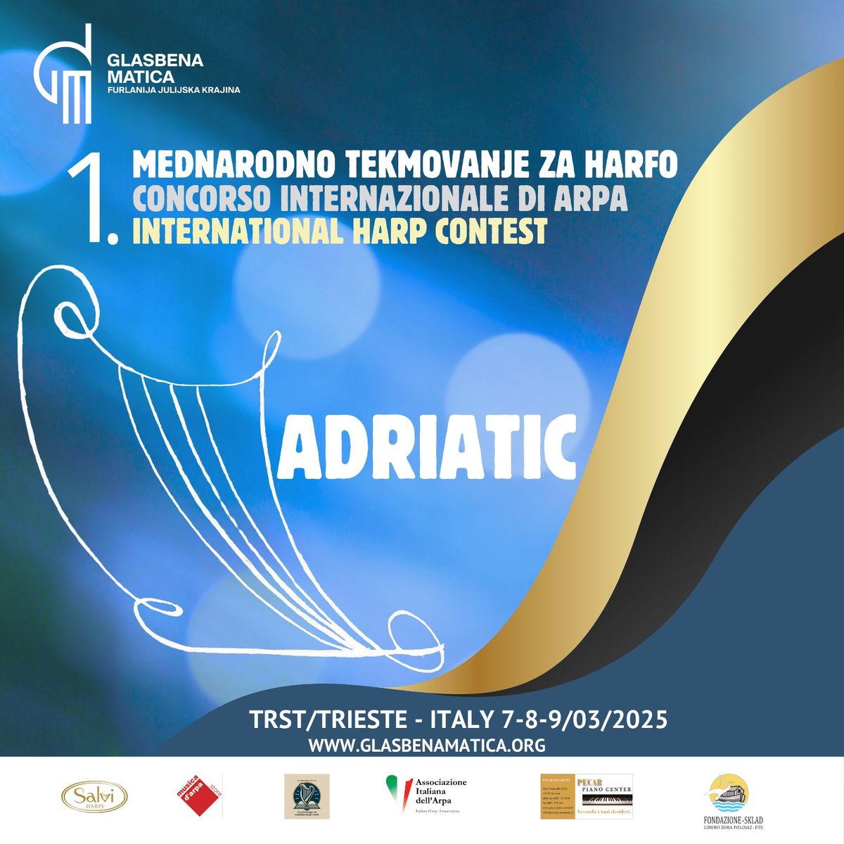 ADRIATIC - 1. MEDNARODNO TEKMOVANJE ZA HARFO\/CONCORSO INTERNAZ. DI ARPA\/INTERNATIONAL HARP CONTEST