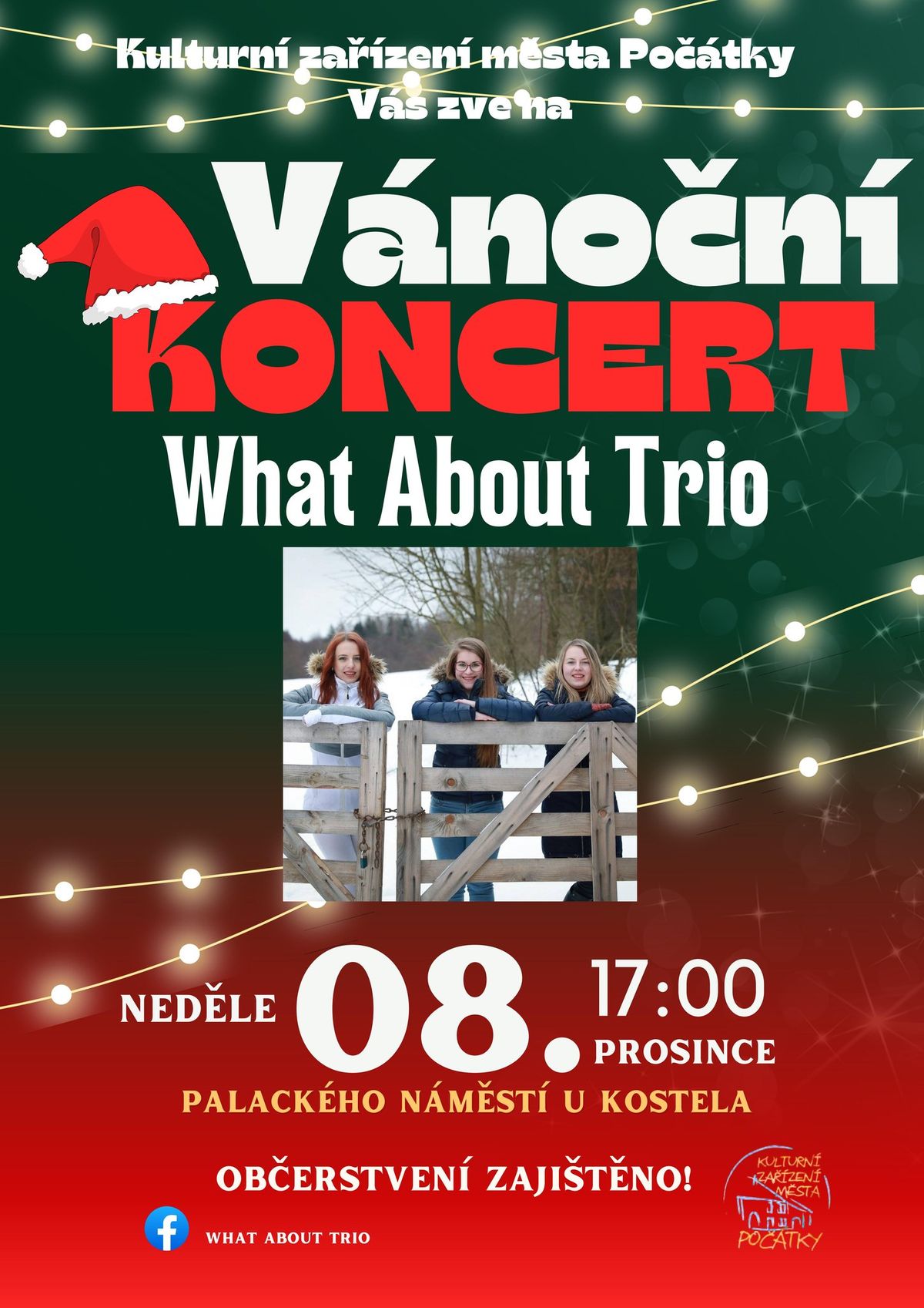 Adventn\u00ed ned\u011ble v Po\u010d\u00e1tk\u00e1ch - V\u00e1no\u010dn\u00ed koncert "What About Trio"