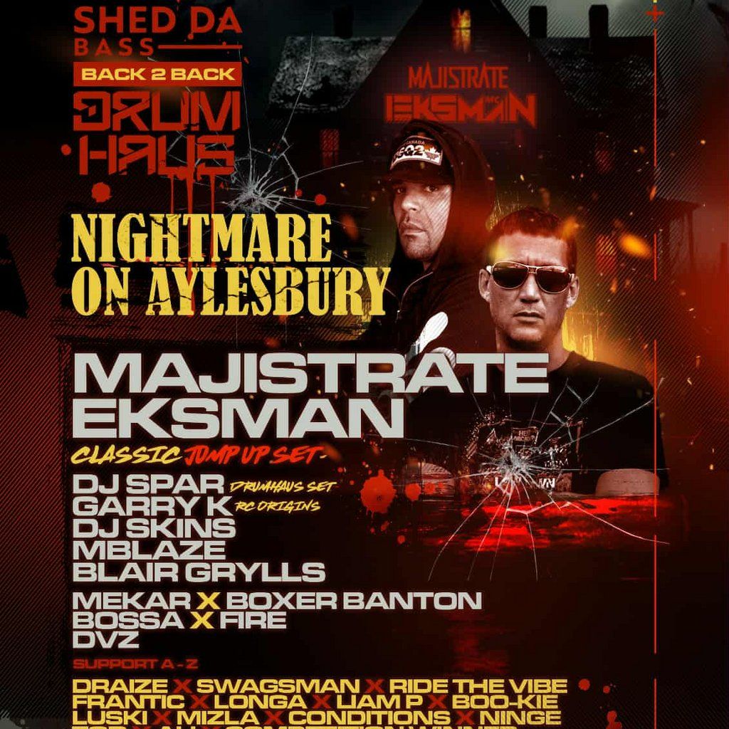 Shed Da Bass B2B Drumhaus Halloween Special Event