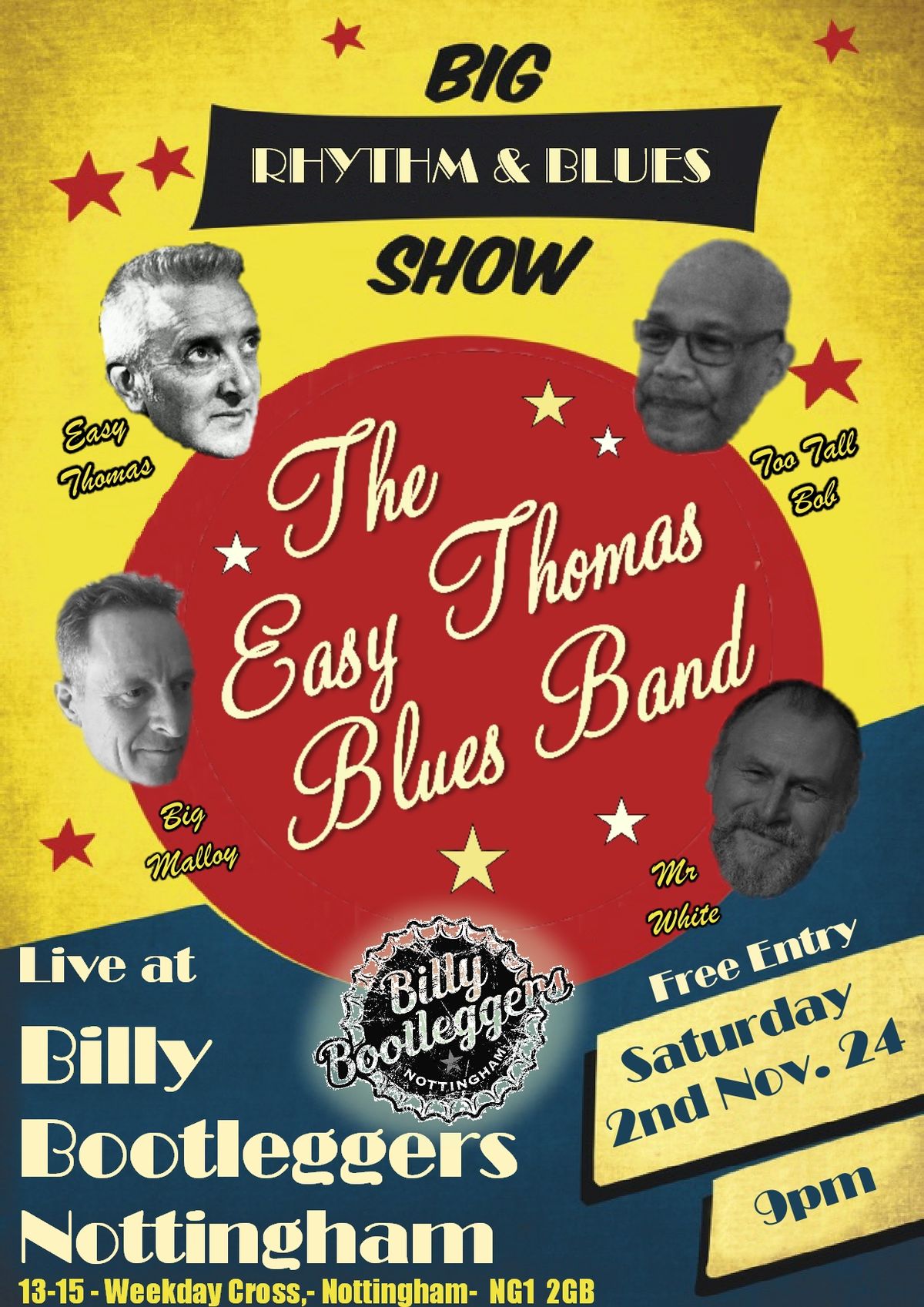 Easy Thomas Blues Band at Billy Bootleggers