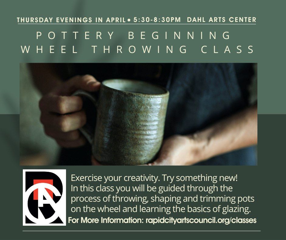 Pottery Class: Beginning Wheel Throwing