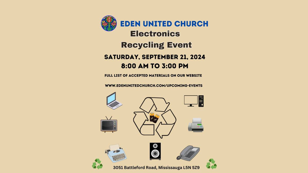 Electronics Recycling Event 