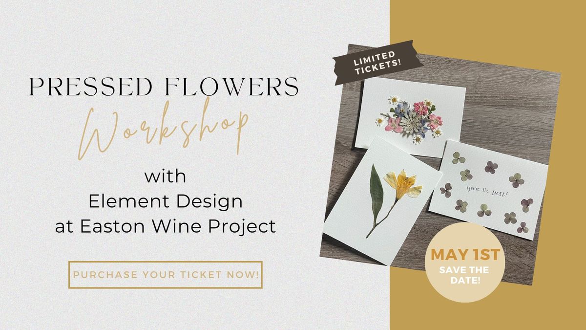 Pressed Flower Greeting Card Workshop