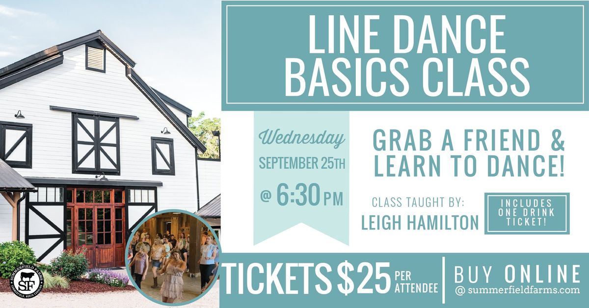 Line Dance Basics Class at Summerfield Farms