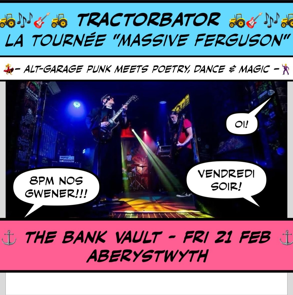 Tractorbator - Live at Bank Vault Aberystwyth