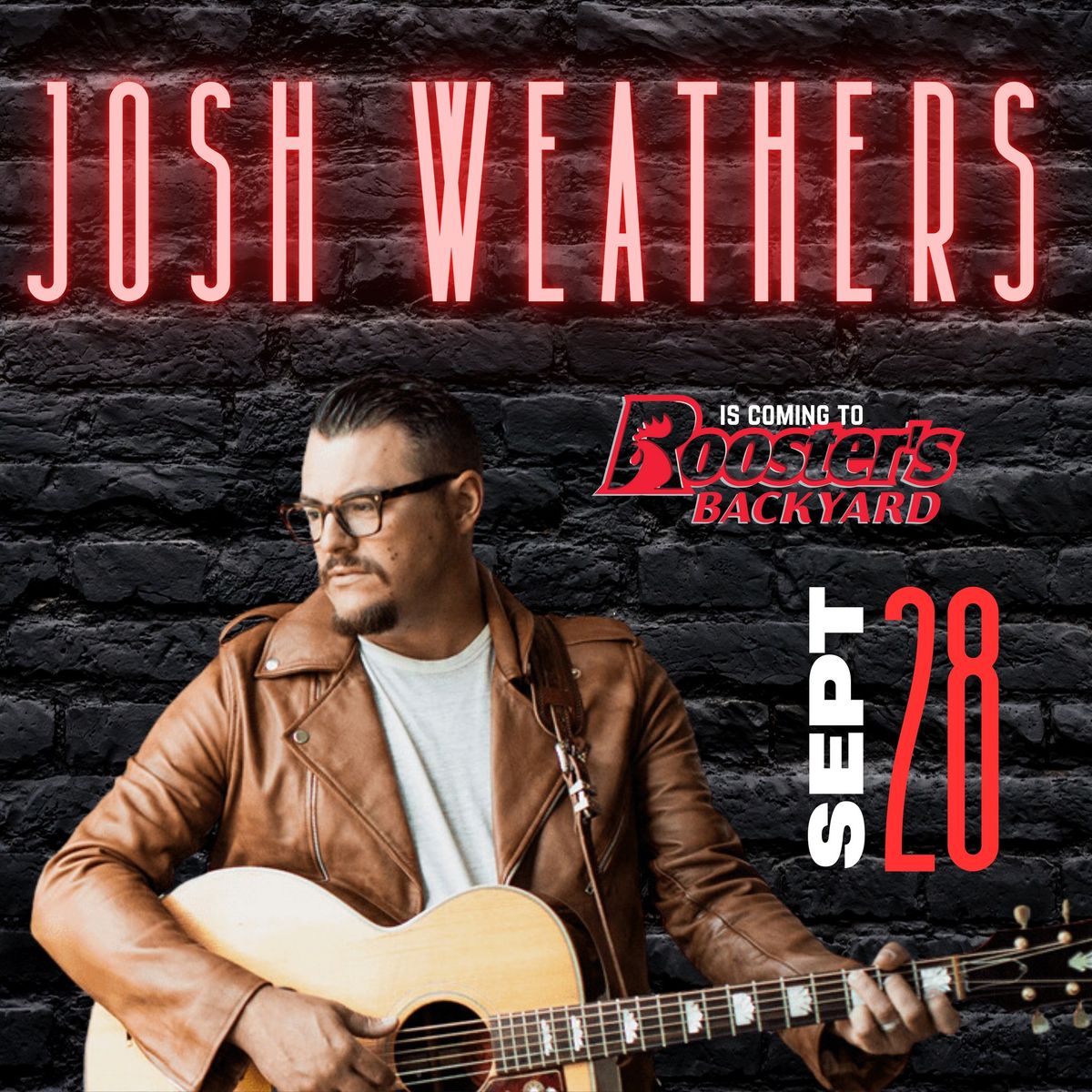 Josh Weathers at Rooster\u2019s Backyard