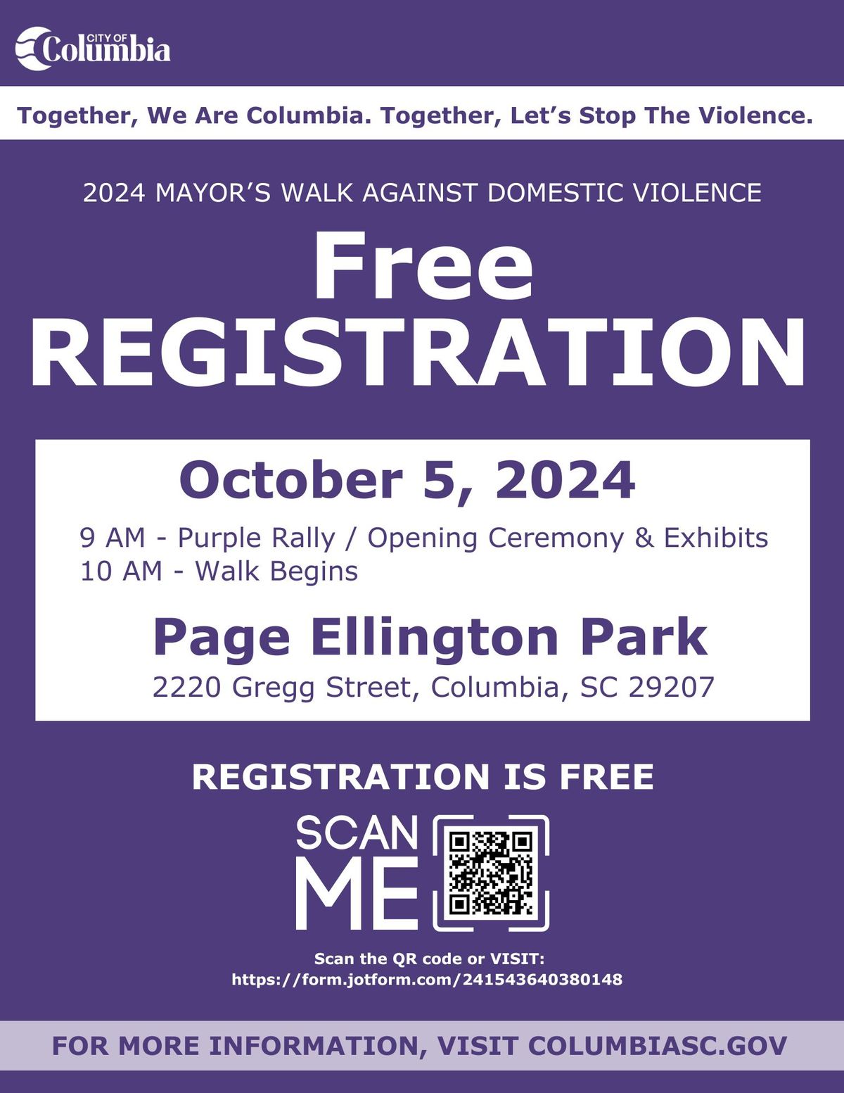 2024 Mayor's Walk Against Domestic Violence