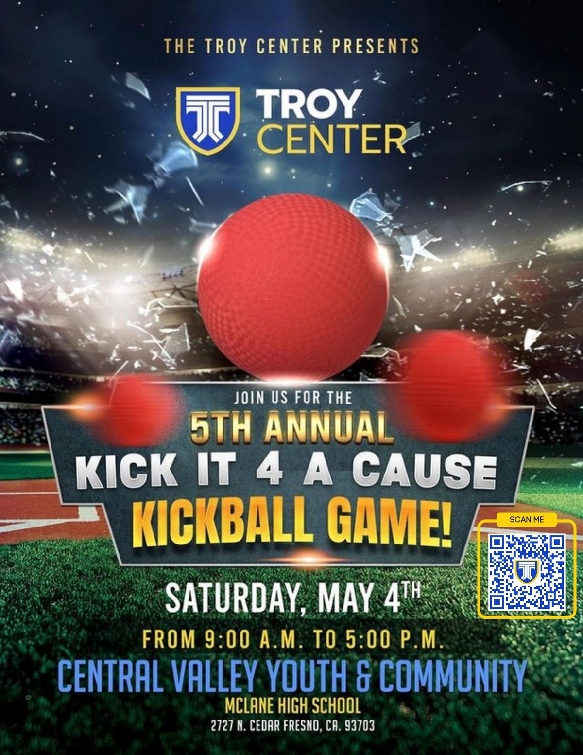 TROY Center 5th Annual Kick It 4 A Cause