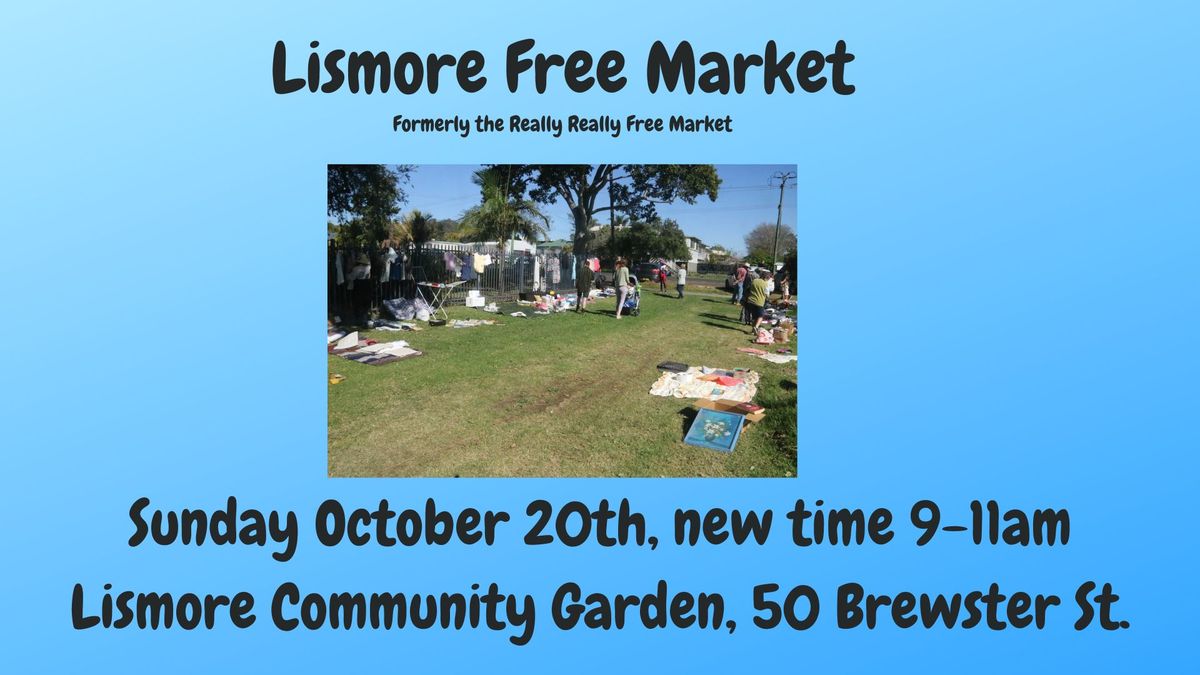 Lismore Free Market October 2024