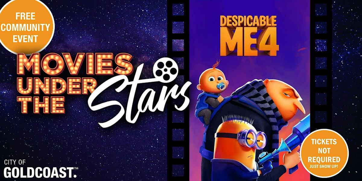 Movies Under the Stars:  Despicable Me 4, Broadbeach - Free