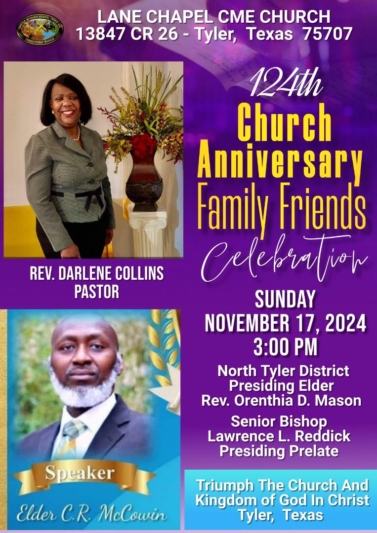 124th Church Anniversary\/ Family and Friend Celebration 