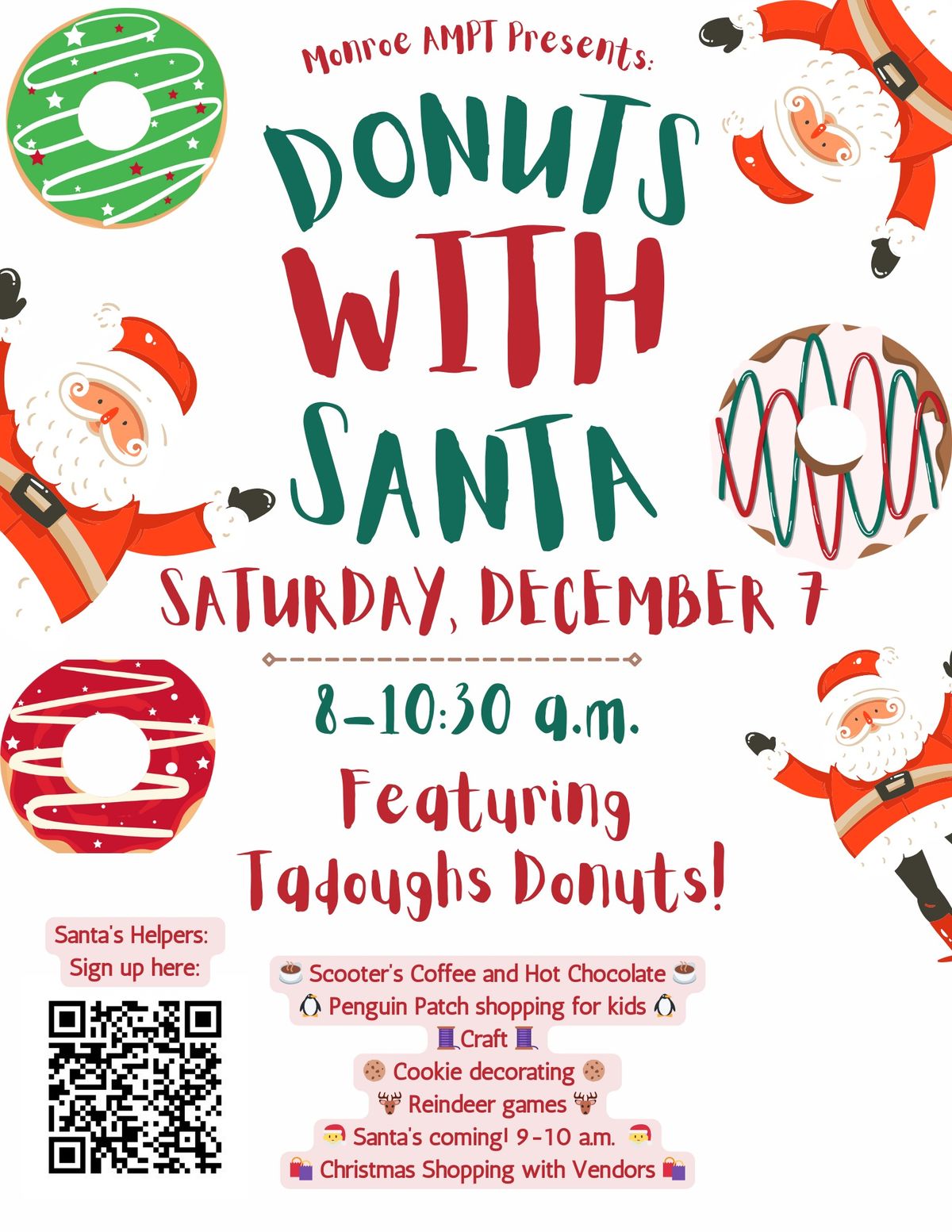 Donuts with Santa!