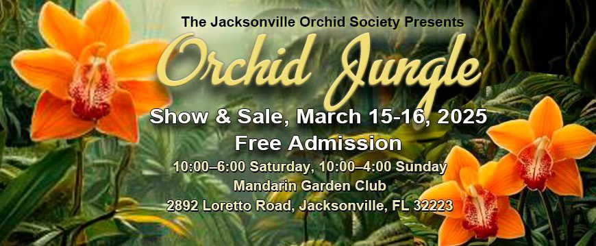 2025 JOS Orchid Show 15-16 March 2025