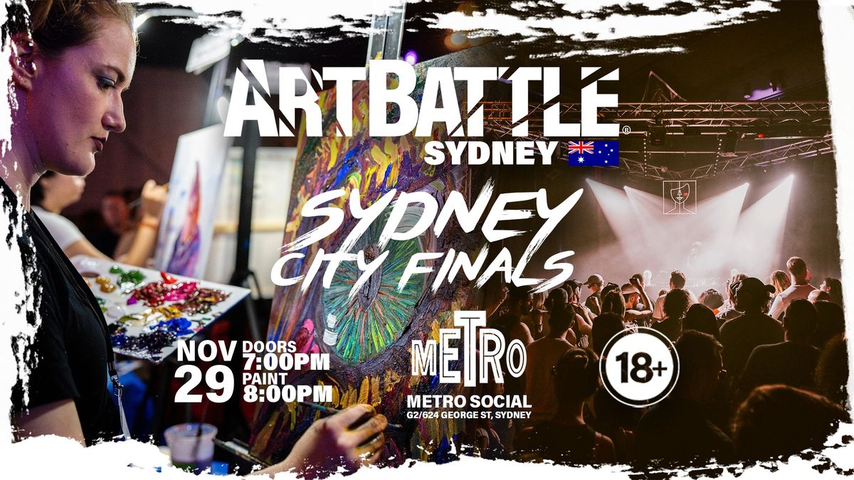 Art Battle Sydney City Finals! - November 29