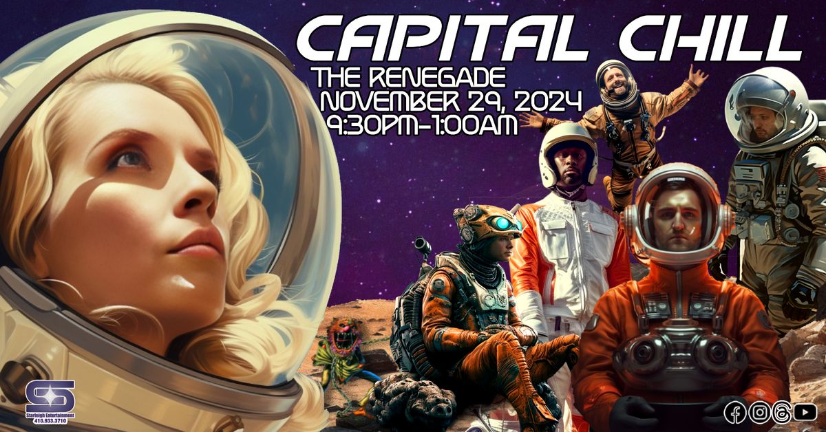 Capital Chill returns to The Renegade for FRIDAY NIGHT!